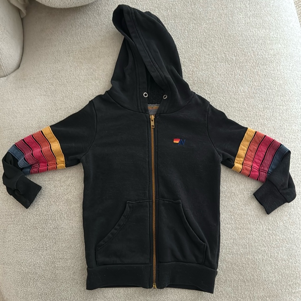 Kids Aviator Nation Hooded Zip Up